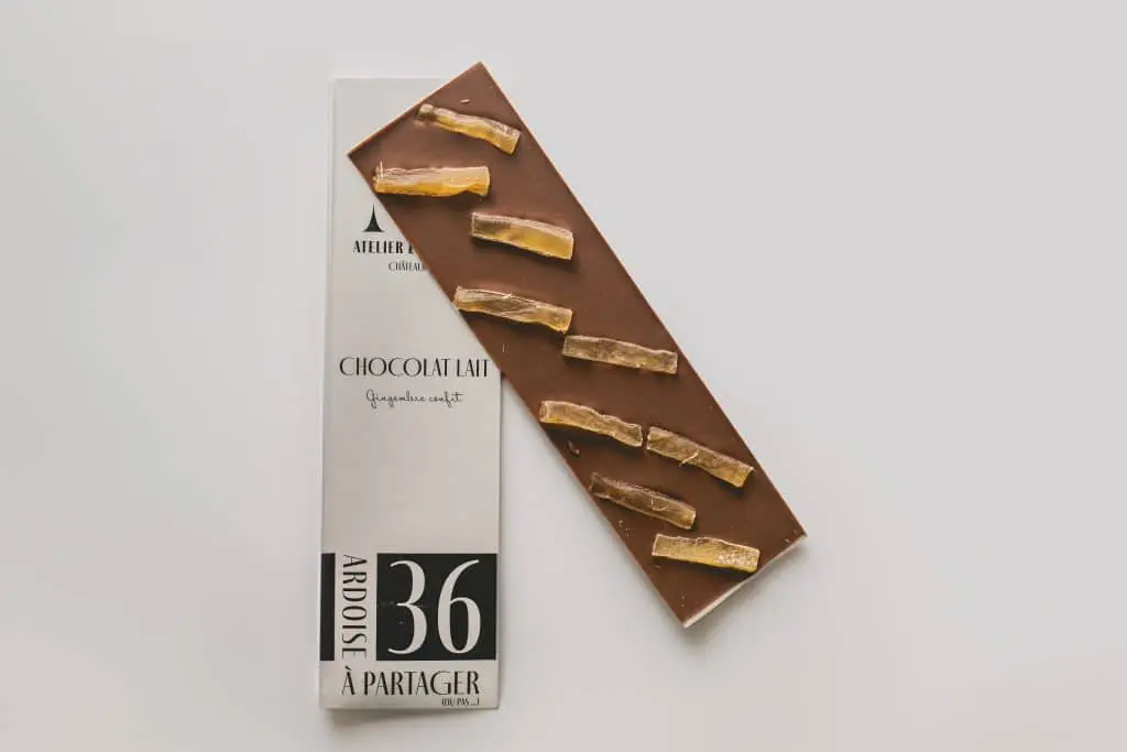 ardoise chocolat lait et gingembre