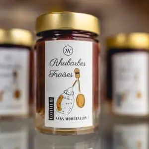 Confiture Rhubarbes & Fraises