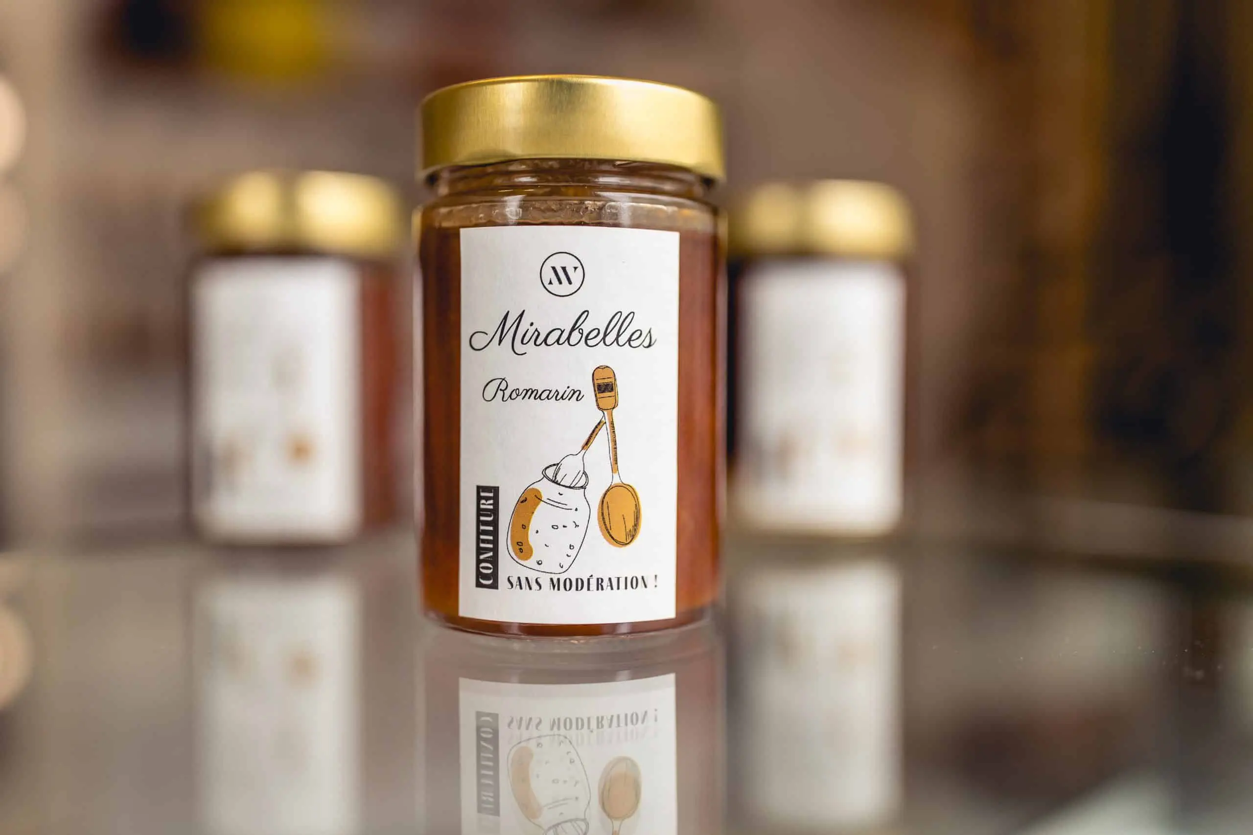 Confiture Mirabelles et Romarin