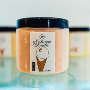 Sorbet Nectarine blanche