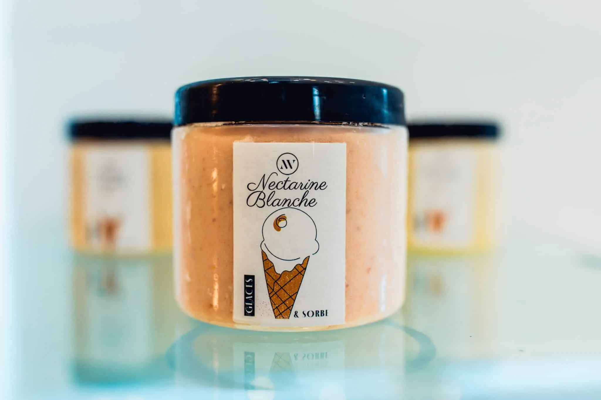Sorbet Nectarine blanche