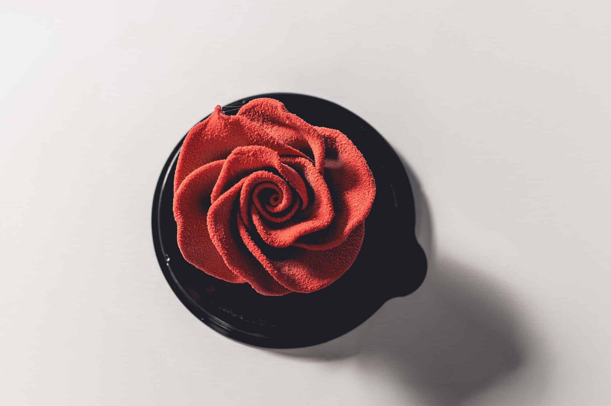 rose en chocolat
