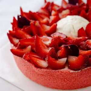 Fraisier Vanille & Citron vert
